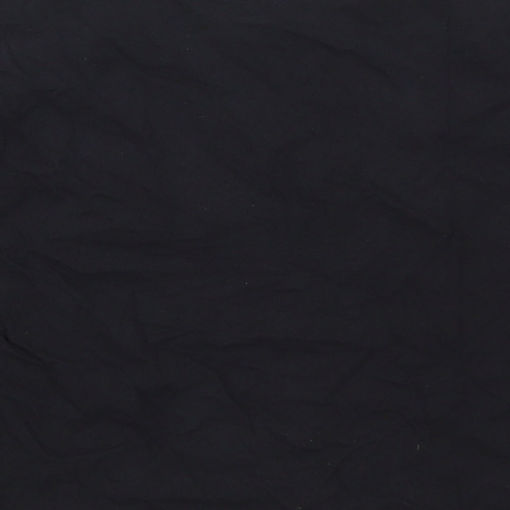 Fruit of the Loom Boys Black  Cotton Basic T-Shirt Size 3-4 Years Crew Neck Pullover - Unspeakable