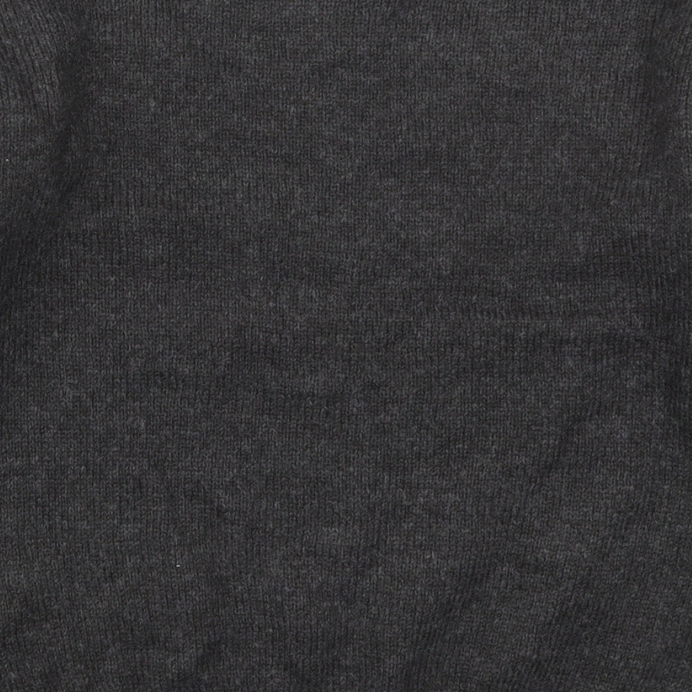 Primark Womens Grey Crew Neck  Acrylic Pullover Jumper Size 6