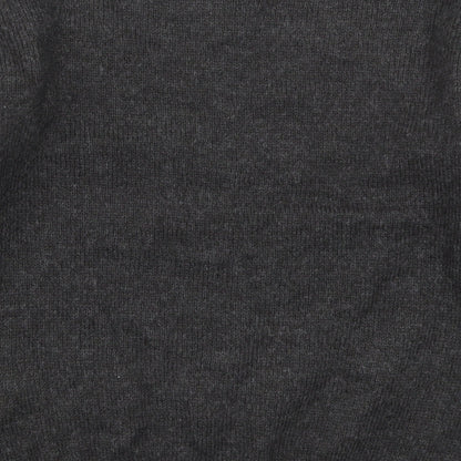 Primark Womens Grey Crew Neck  Acrylic Pullover Jumper Size 6