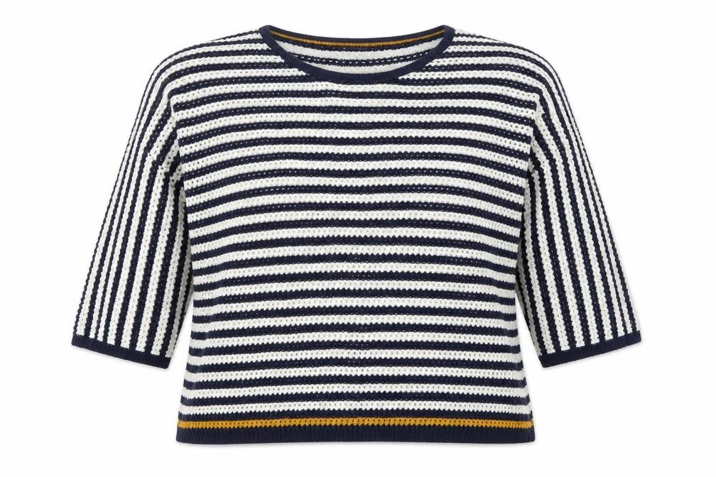 Womens UK Size M Papaya Blue Pullover Jumper