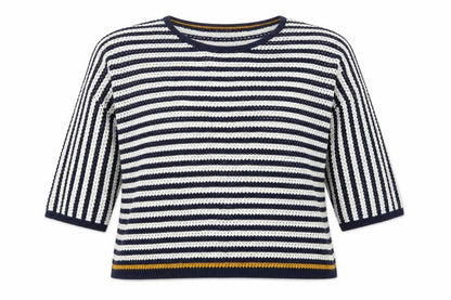 Womens UK Size M Papaya Blue Pullover Jumper