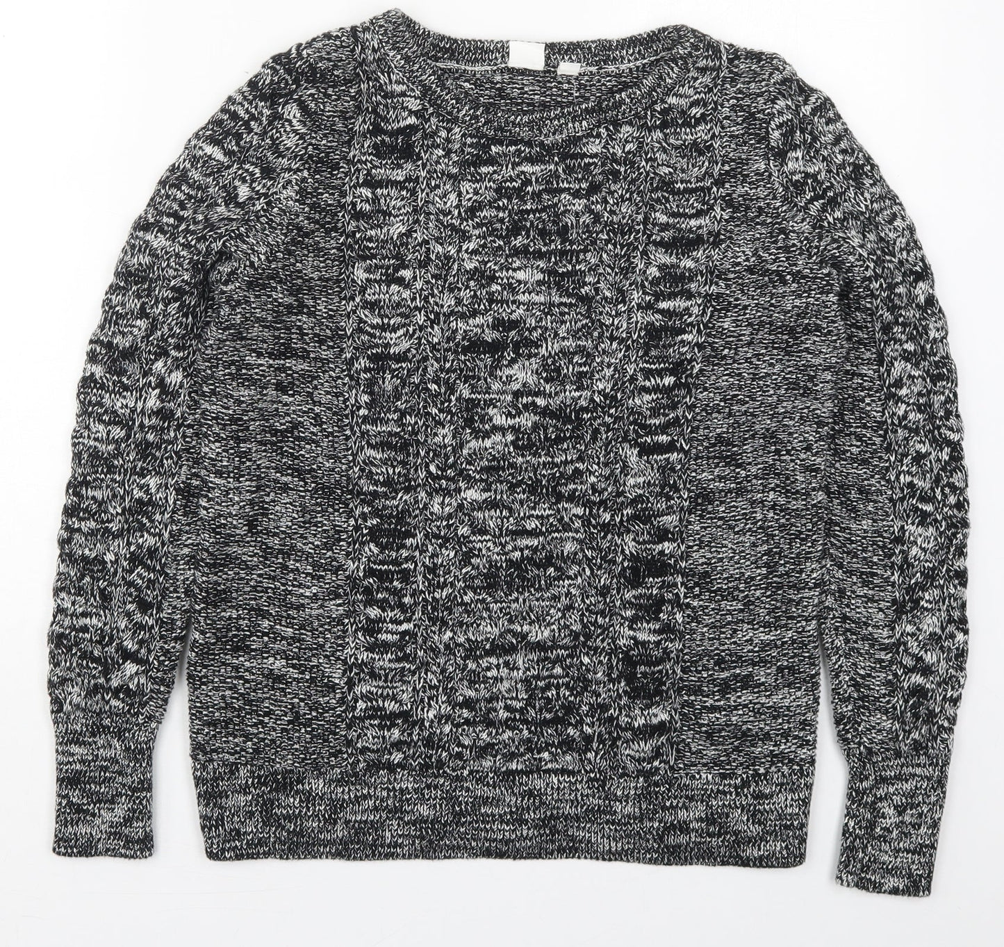 Gap Womens Grey Crew Neck  Cotton Pullover Jumper Size M