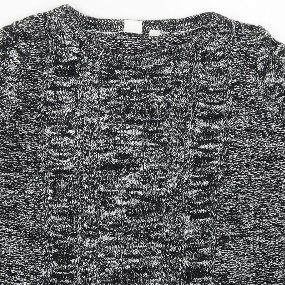 Gap Womens Grey Crew Neck  Cotton Pullover Jumper Size M