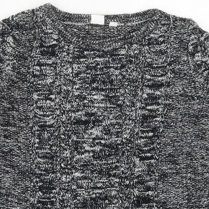 Gap Womens Grey Crew Neck  Cotton Pullover Jumper Size M