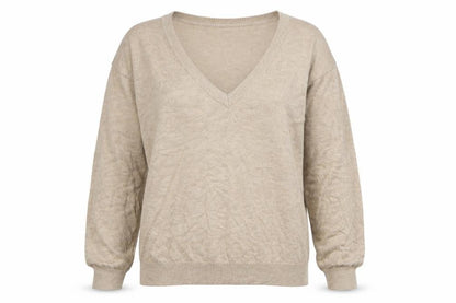 Womens UK Size XS Body Flirt Beige Pullover Jumper