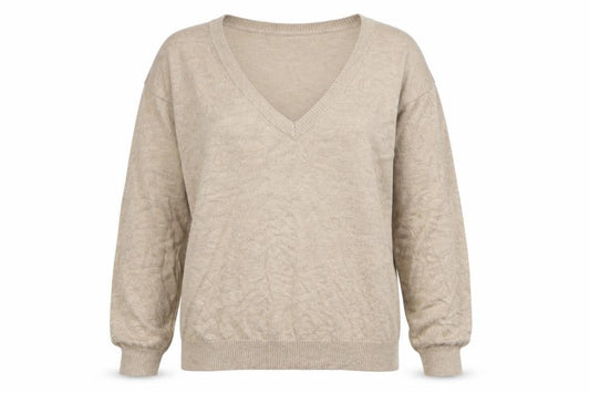 Womens UK Size XS Body Flirt Beige Pullover Jumper