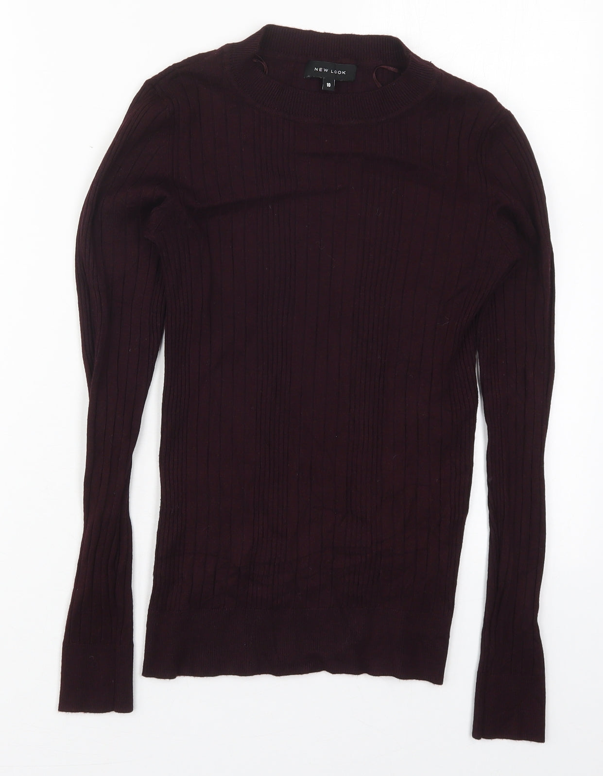 Womens UK Size 10 New Look Purple Pullover Jumper