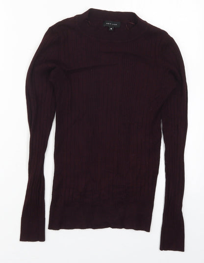 Womens UK Size 10 New Look Purple Pullover Jumper