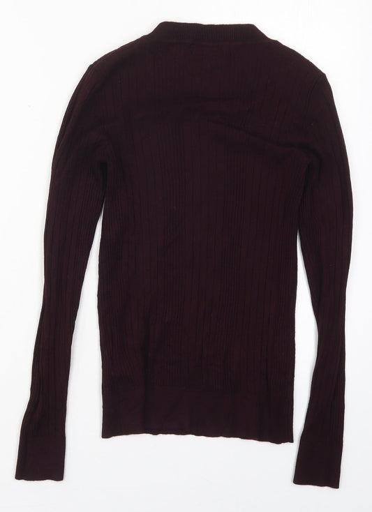 Womens UK Size 10 New Look Purple Pullover Jumper