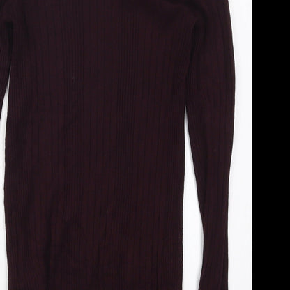 Womens UK Size 10 New Look Purple Pullover Jumper