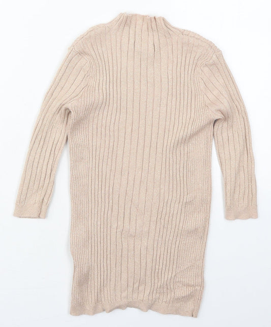 Atmosphere Womens Pink Mock Neck  Viscose Pullover Jumper Size 6