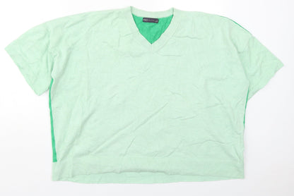Womens UK Size 22 Marks and Spencer Green Pullover Jumper