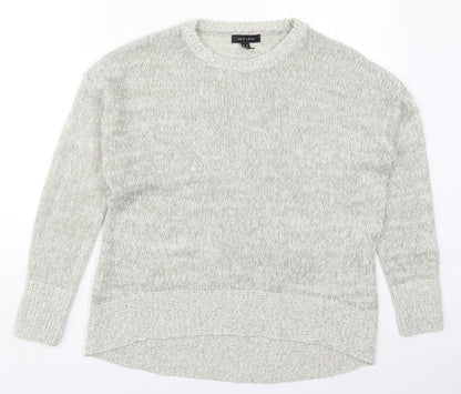 Womens UK Size M New Look Grey Pullover Jumper