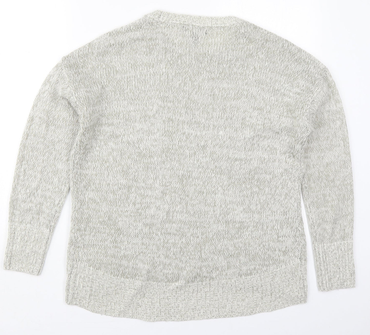 Womens UK Size M New Look Grey Pullover Jumper