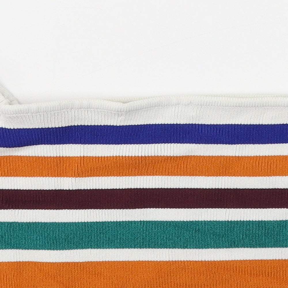 Womens UK Size S Cooperative Multicoloured Jersey T-Shirt