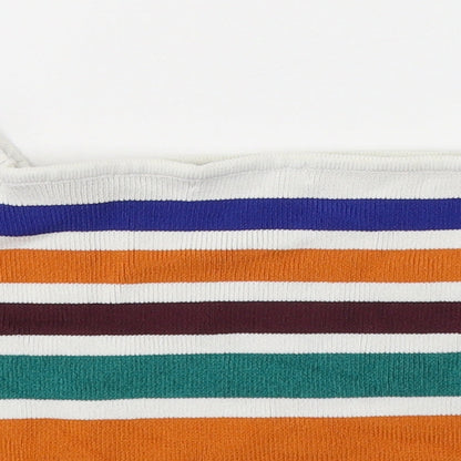 Womens UK Size S Cooperative Multicoloured Jersey T-Shirt