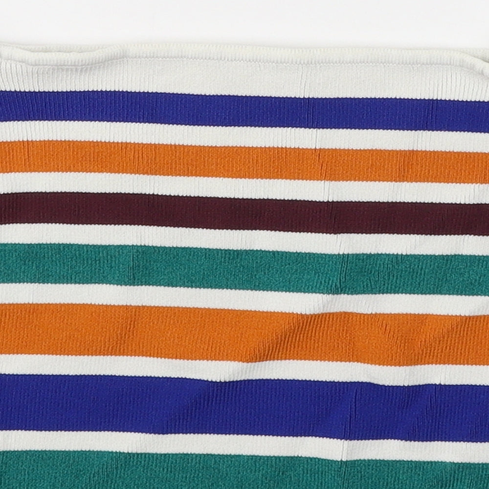 Womens UK Size S Cooperative Multicoloured Jersey T-Shirt