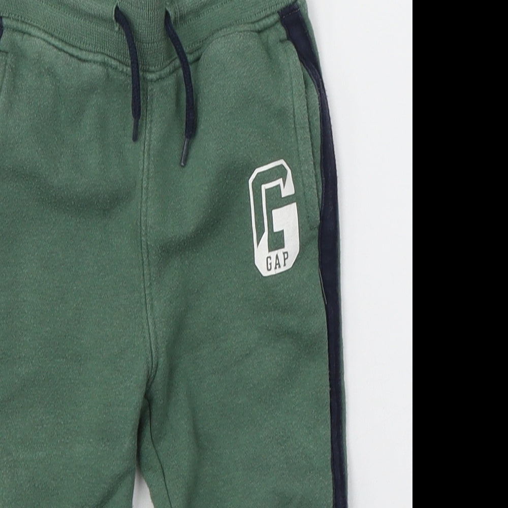 Gap Baby Green  Cotton Sweatpants Leggings Size 12-18 Months  Pullover