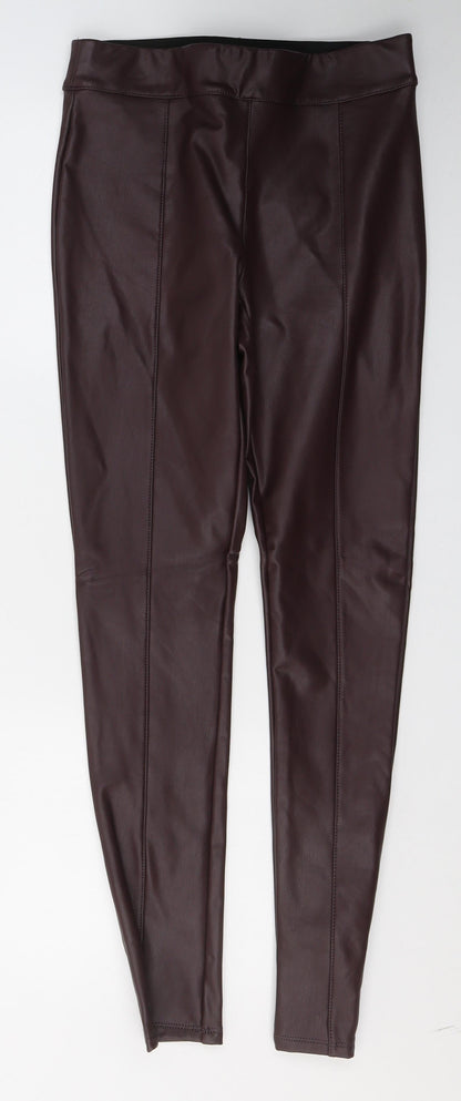 George Womens Red  Polyester Skinny Jeans Size 10 L28 in Regular