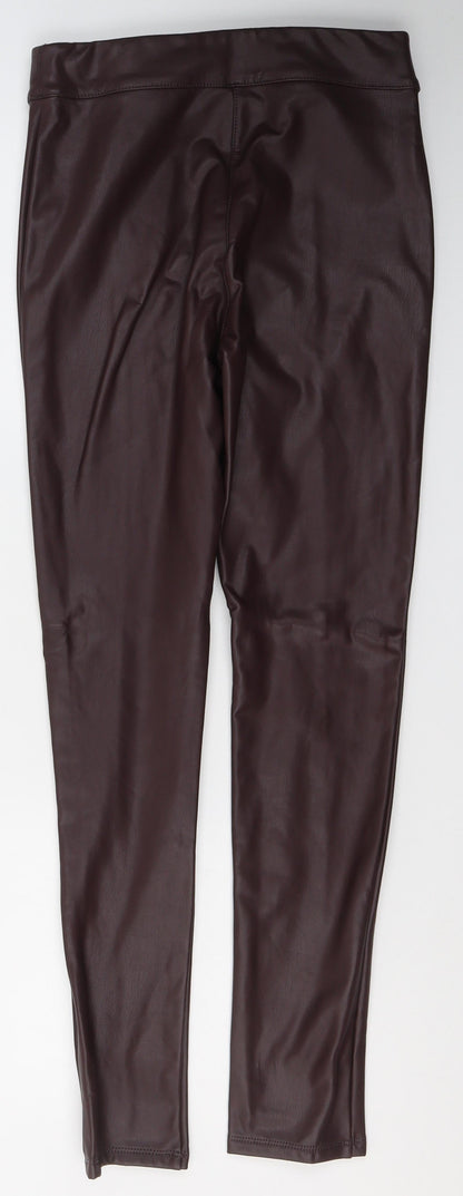 George Womens Red  Polyester Skinny Jeans Size 10 L28 in Regular