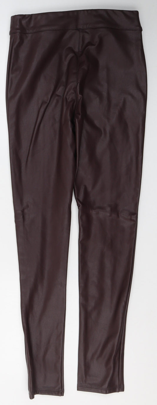 George Womens Red  Polyester Skinny Jeans Size 10 L28 in Regular