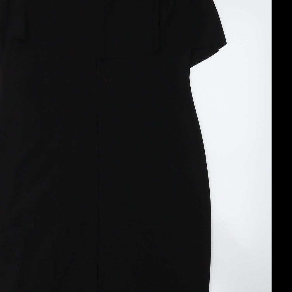 Nine West Womens Black  Polyester A-Line  Size 8  Round Neck Pullover