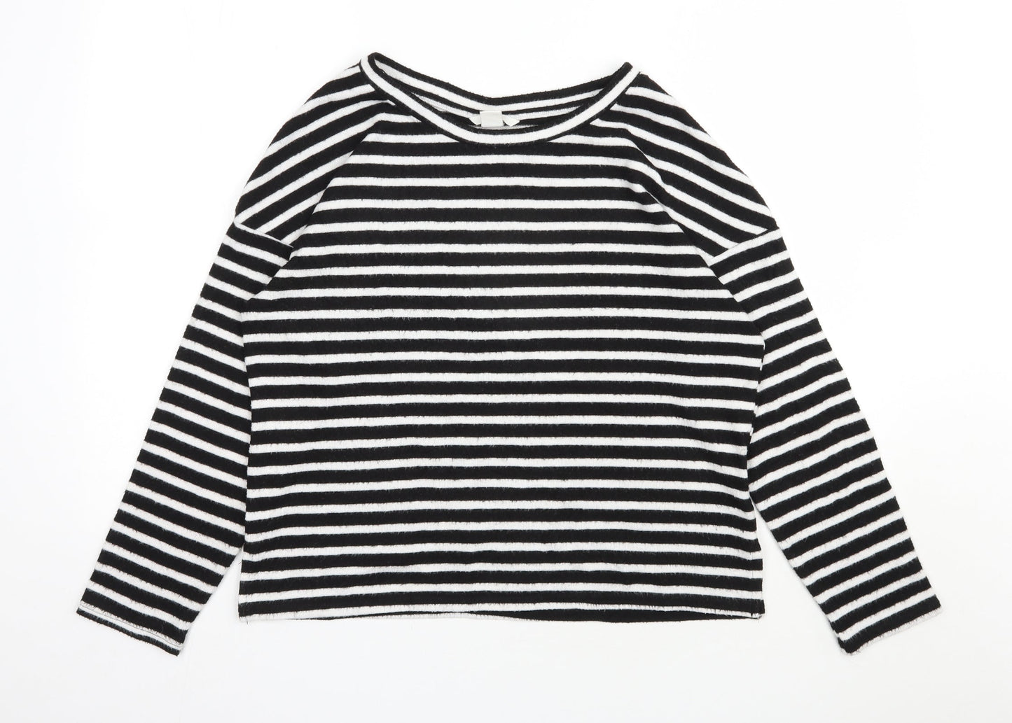 Womens UK Size M H&M Black Pullover Jumper