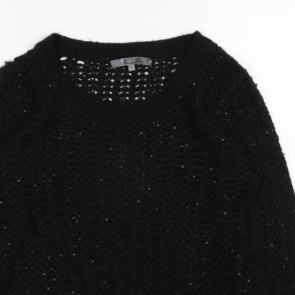 Womens UK Size S NEXT Black Pullover Jumper
