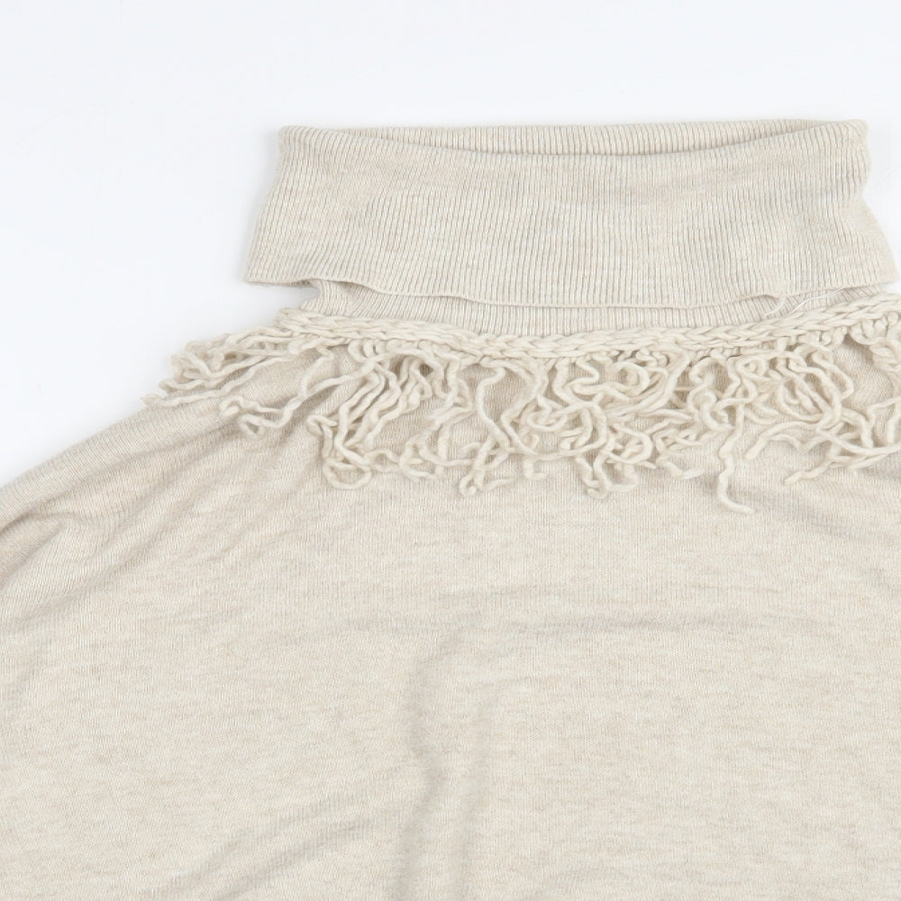 Womens UK Size S River Island Beige Pullover Jumper