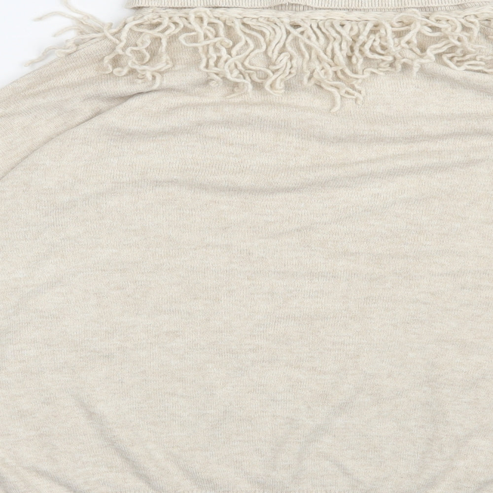 Womens UK Size S River Island Beige Pullover Jumper