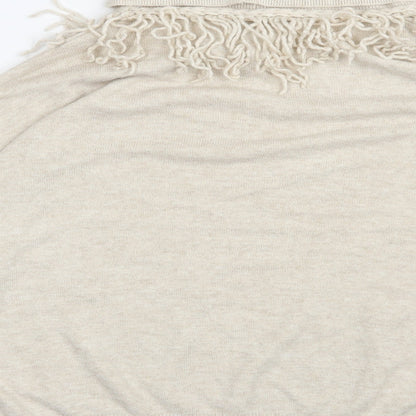 Womens UK Size S River Island Beige Pullover Jumper