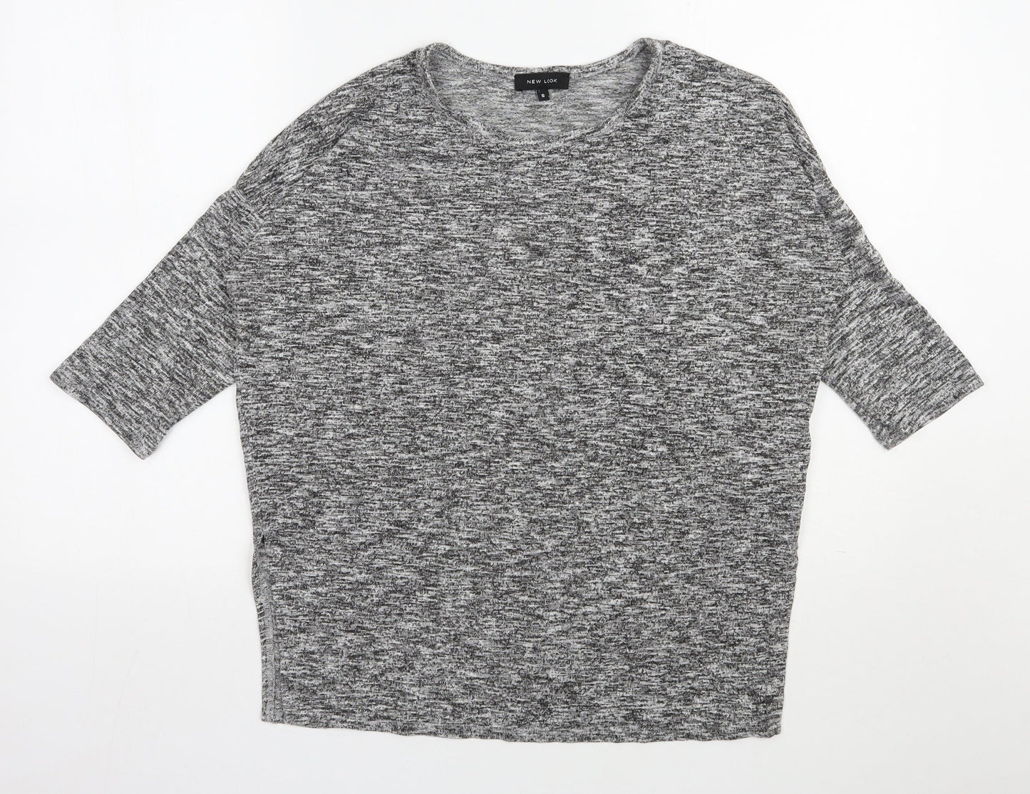 Womens UK Size S New Look Grey Pullover Jumper