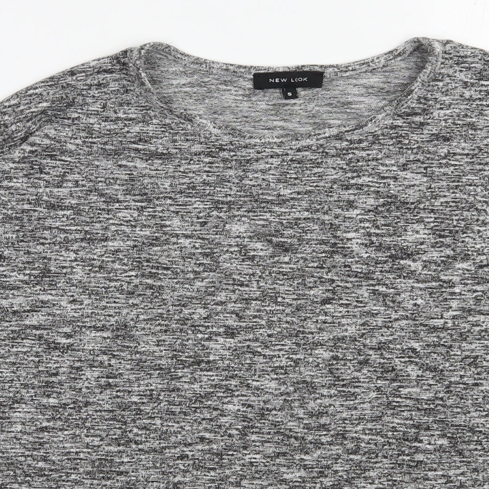 Womens UK Size S New Look Grey Pullover Jumper