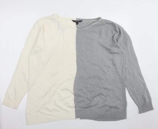 Womens UK Size 14 Bonmarché Grey Pullover Jumper