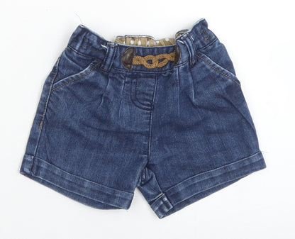 NEXT Girls Blue  Cotton Cropped Jeans Size 9-12 Months
