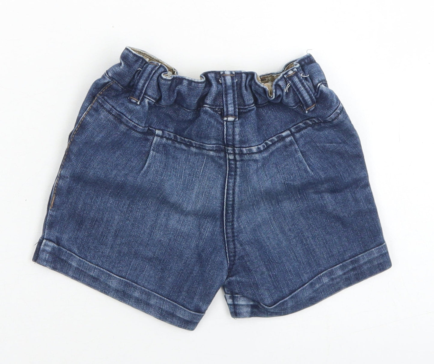 NEXT Girls Blue  Cotton Cropped Jeans Size 9-12 Months