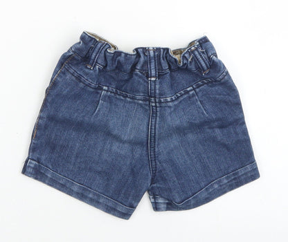 NEXT Girls Blue  Cotton Cropped Jeans Size 9-12 Months