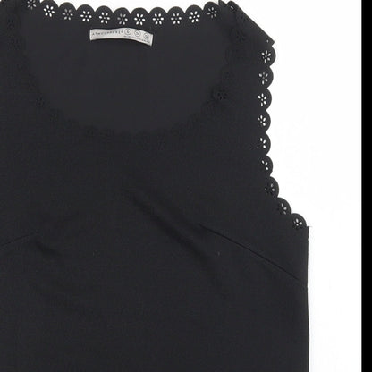 Womens UK Size 6 Atmosphere Black Basic Tank