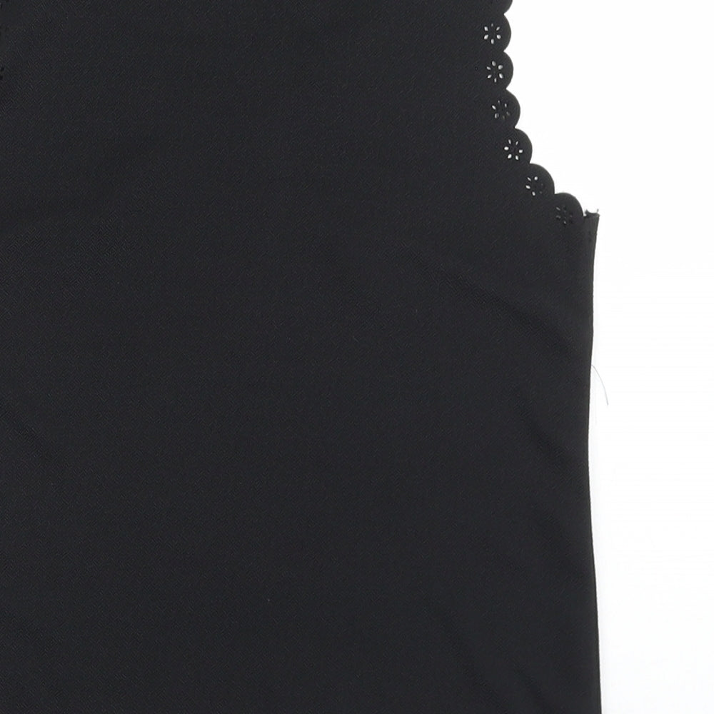 Womens UK Size 6 Atmosphere Black Basic Tank