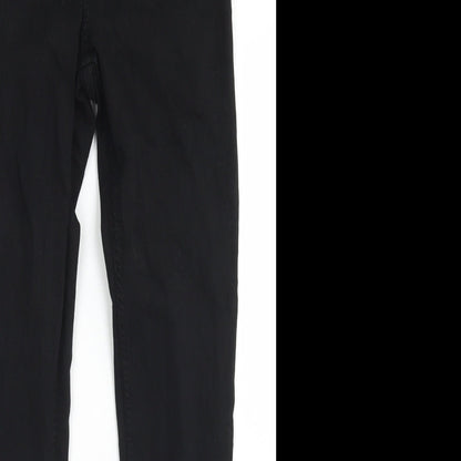 Divided Mens Black  Cotton Skinny Jeans Size 26 in L27 in Regular Button