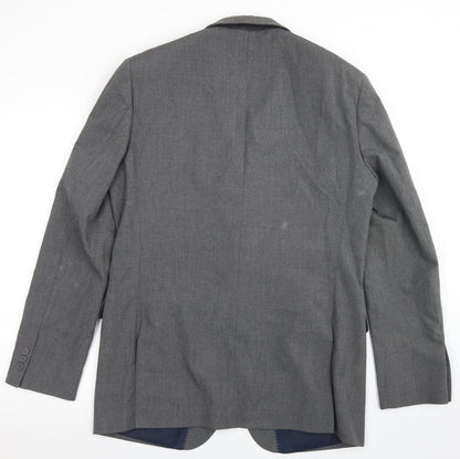 Mens UK Size 42 Debenhams Regular Grey Suit Jacket
