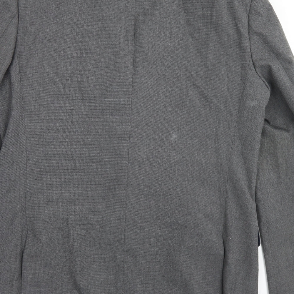 Mens UK Size 42 Debenhams Regular Grey Suit Jacket