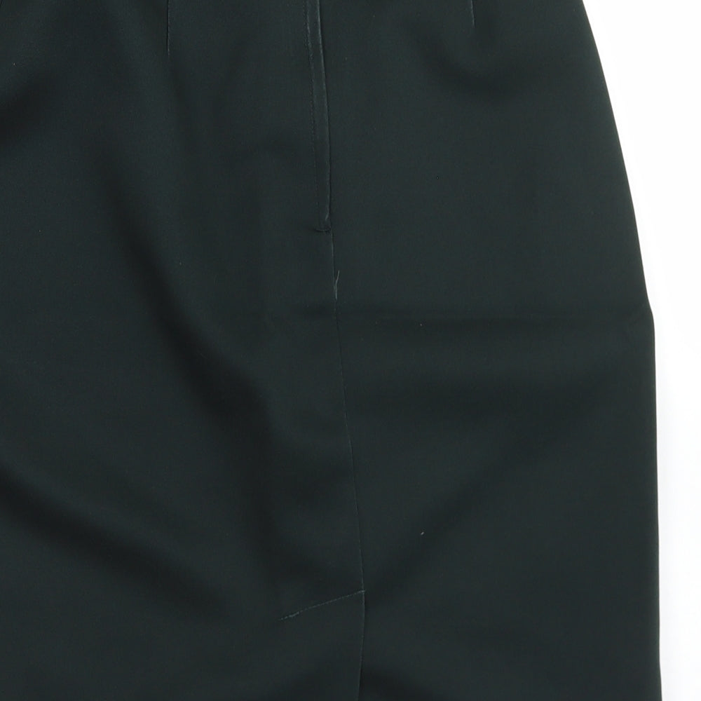 Wallace Womens Green  Polyester Straight & Pencil Skirt Size 28 in   Button
