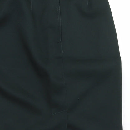Wallace Womens Green  Polyester Straight & Pencil Skirt Size 28 in   Button