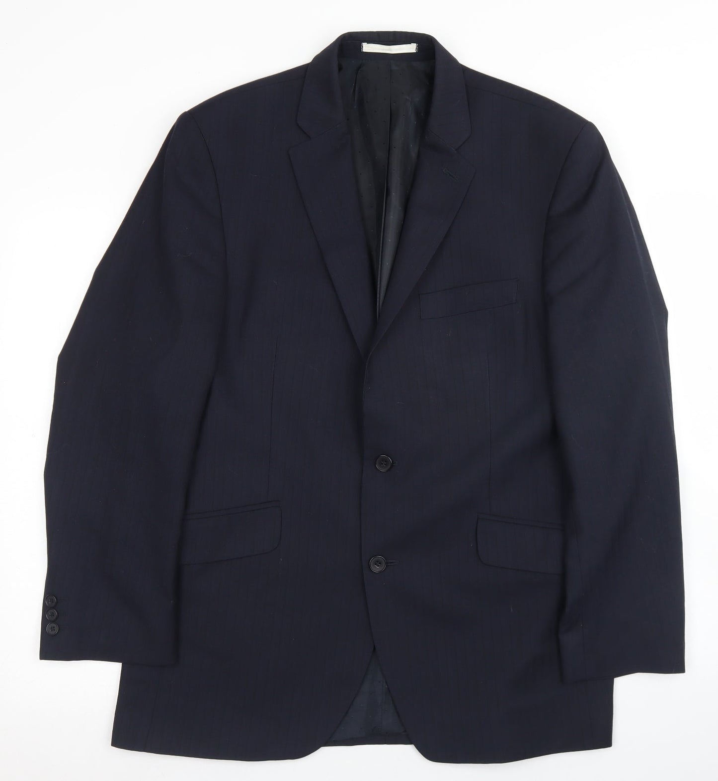 Mens UK Size 40 Preworn Regular Blue Suit Jacket