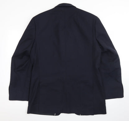 Mens UK Size 40 Preworn Regular Blue Suit Jacket