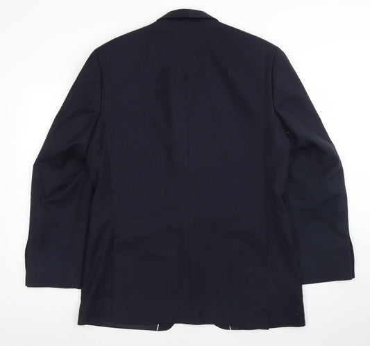 Mens UK Size 40 Preworn Regular Blue Suit Jacket