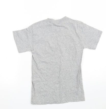Delta Girls Grey  Cotton Pullover T-Shirt Size M Crew Neck  - Let the Sun Shine- Newyork