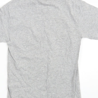 Delta Girls Grey  Cotton Pullover T-Shirt Size M Crew Neck  - Let the Sun Shine- Newyork