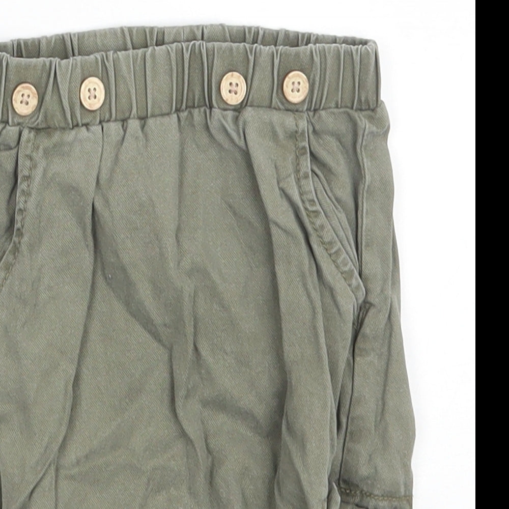 NEXT Baby Beige  Lyocell Cargo Trousers Size 3-6 Months